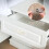 4 Pack Vintage Floral Cabinet Knobs with Backplate, Ivory Drawer Knobs Set with Screws 4