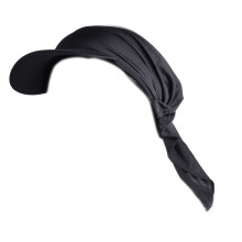 Hoofddoek Honkbalhoed Bandana Hoed met brede rand Outdoor-Zwart