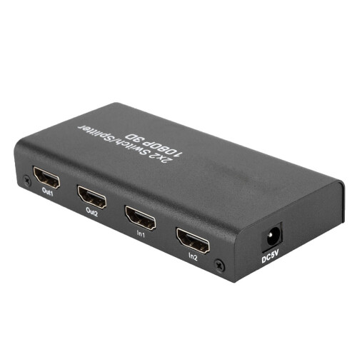 Διαχωριστής HDMI με υποστήριξη 4Kx2K, 1 είσοδος 4 έξοδοι, υποστήριξη ανάλυσης 3D, 2