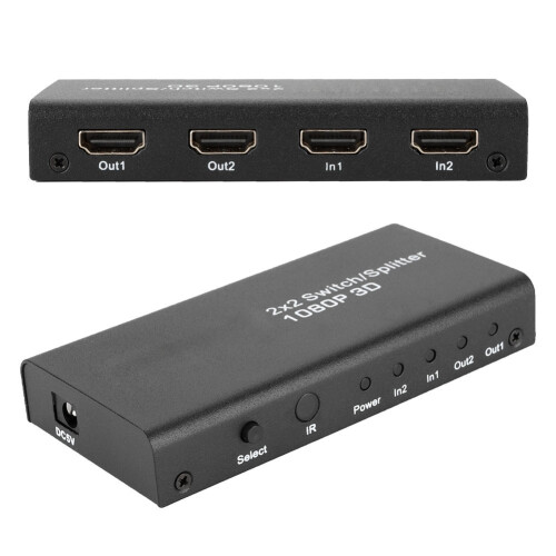 Διαχωριστής HDMI με υποστήριξη 4Kx2K, 1 είσοδος 4 έξοδοι, υποστήριξη ανάλυσης 3D, 1