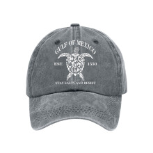 Unieke verstelbare honkbalhoed Trucker Hat-Grijs