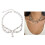 Multilayer Star Pendant Necklace Adjustable Clavicle Chain-1 2