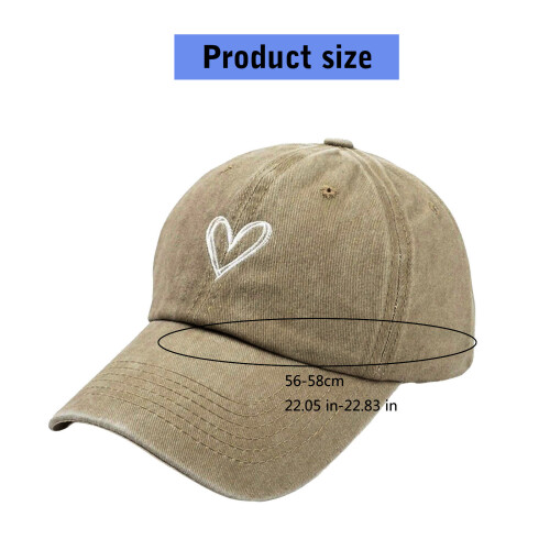 Unique Adjustable Baseball Hat Old Fashion Ponytail Hat-Khaki 2