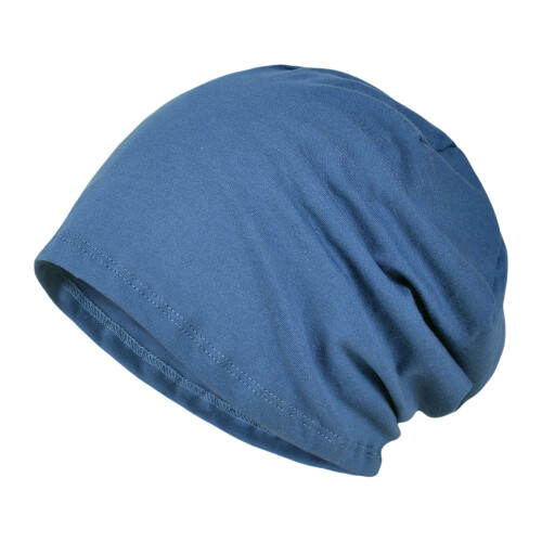 Reversible Cotton Sleep Hat Stylish Functional Hat-sapphireA