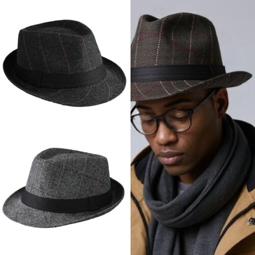 Eleganter, verdickter flacher Hut, raffinierter-Kaffeefarbe 2