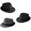 Eleganter, verdickter flacher Hut, raffinierter-Kaffeefarbe 2