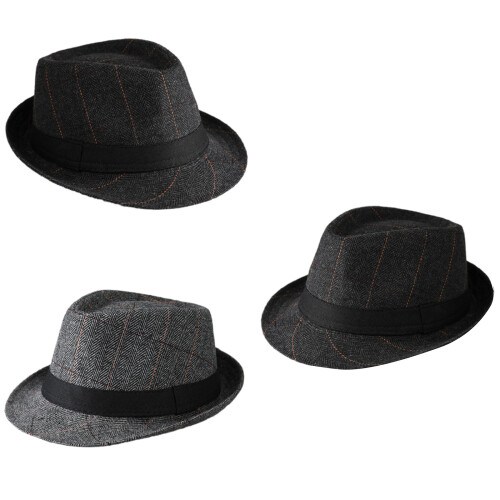 Eleganter, verdickter flacher Hut, raffinierter-Kaffeefarbe 1