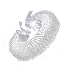 Collier élisabéthain réglable collier de mode gothique-Blanc