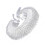 Collier élisabéthain réglable collier de mode gothique-Blanc 1