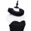 Collier élisabéthain réglable collier de mode gothique-Blanc 7