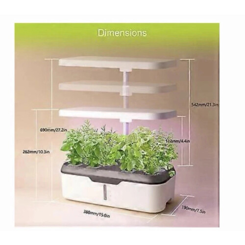 12 Pod Indoor Hydroponics Growing LED Grow Light 1