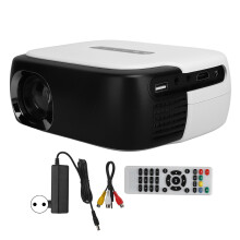 Mini proiector portabil Pico Full Color LED LCD videoproiector cu porturi multiple și difuzor încorporat pentru TV film jocuri divertisment în aer