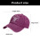 Unique Adjustable Baseball Hat Trucker Hat Ponytail-Orange 1 2