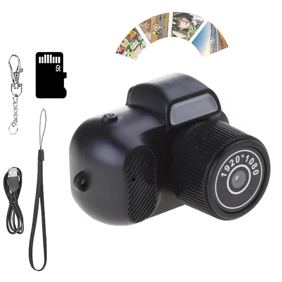 Mini Hd Keychain Camera 1080P With Led Flash, Vintage Filters, Hd Screen, 100Min Battery, 32Gb 9001264036911