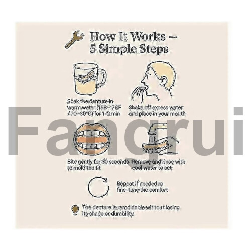 For Smileasego Premium Dentures Full Mouth Silicone 2