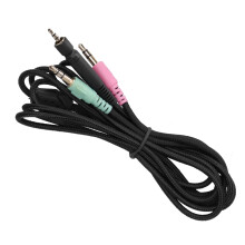 Electrical Conductivity Cable for Sennheiser Gaming Headsets,Replacement Audio Cord with Tangle-Free Nylon Braided Cord and Multi-Strand Core, Stable