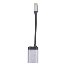 Adaptér HDMI typu C4K60Hz DisplayPort pre notebooky a telefóny so zásuvkovým nabíjacím portom PD, Plug and Play pre MacBooky so systémom