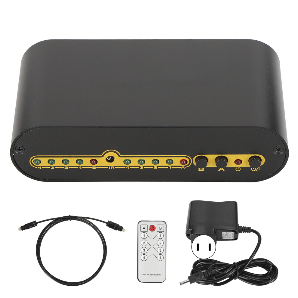 Edid Switch Integrated Hdmi Audio Extractor,Hdmi To Optical Audio Adapter With Surround Sound Rca Outputs And Headphone 3.5Mm Audio Output, Durable 9420858956563