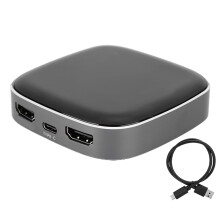 HDMI-naar-HDMI-audioadapter met optische SPDIF- en coaxiale audio-uitgang, laag energieverbruik en 3 modi voor flexibele aansluitmogelijkheden.