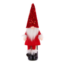 Festive Wine Bottle Covers Faceless Doll Bottle Toppers-2
