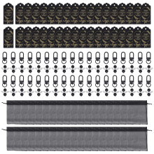 Metalen sleutelhangerset van 12/36 betekenisvolle-36 stuks