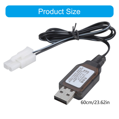 USB-snellaadkabel, compatibel met 8,4 V NiMH 2
