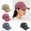 Damen bestickte Baseballmütze, quietschend, für Mädchen,-Schwarz 7