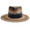 Woll-Fedoras-Hut mit Totenkopf-Kopf-Top-Design, dunkle-Modell 2 1