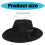 Woll-Fedoras-Hut mit Totenkopf-Kopf-Top-Design, dunkle-Modell 2 4