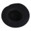 Woll-Fedoras-Hut mit Totenkopf-Kopf-Top-Design, dunkle-Modell 2 2