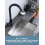 Black Stainless Steel Pull Down Kitchen Faucet  Arc Single Handle 3 Modes 360 Swivel Spout 4