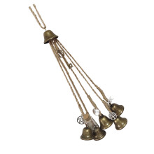 Witch Iron Wind Chimes Outdoor Garden Decoration Lucky Witch-D