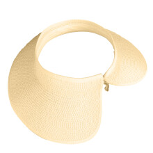 Chapeau de soleil en paille de papier respirant pour-Beige