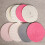 1/3pcs Drink Coaster Woven Placemats Absorbent Cotton Cup-3 3