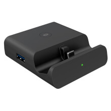 Dock di ricarica PD per Nintendo Switch, dock da viaggio portatile con porta di uscita HDMI e USB 3.0 per uscita video ad alta definizione.
