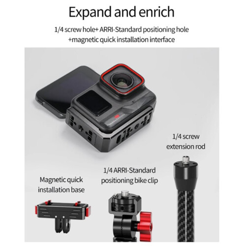 Suporte Magnético para Câmera para  Ace Pro 2 com Montagem Vertical e Horizontal, Compatível com Tripés ACE e ACE PRO Nos Formatos 9:16 e 16:9 2