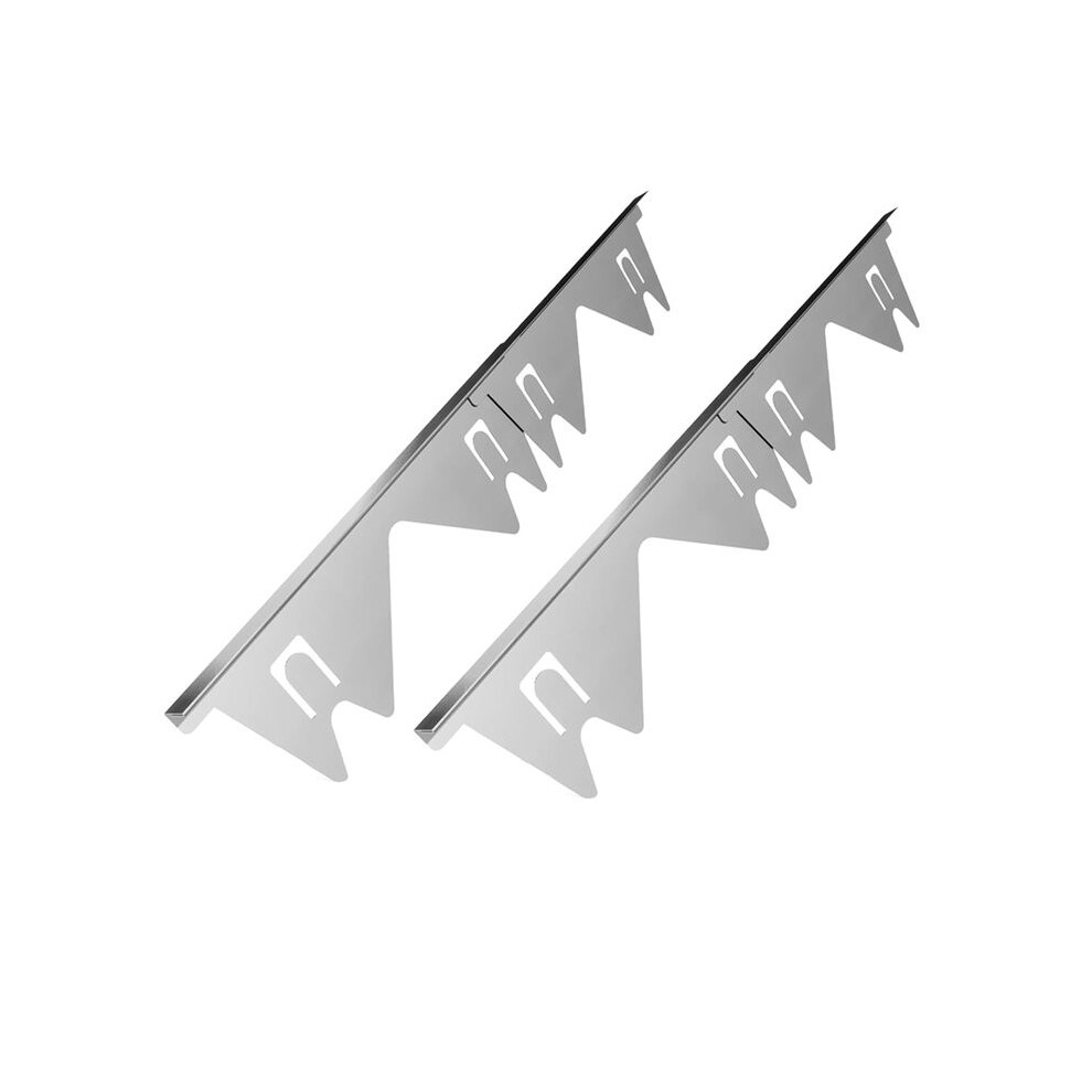 2 Pair Stainless Steel Stove Covers, Stove Filler, Stove Guard For Kitchen Oven Counter Side Covers, Range Trim Kit 6131407775810