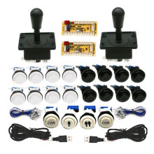 For Arcade Game DIY Kit USB Board Controller for Pc Raspberry Pi Zero Delay US Style 8 Way Joystick E