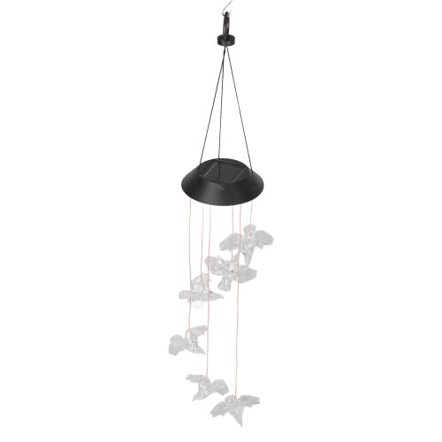 Solar Led Wind Chime Multi-Functional Chime And Lamp For Garden Yard,Bird Wind Chime Light With Colorful Gradient LED Solar Powered Automatic Light 2