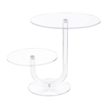 Support à gâteaux en acrylique transparent, présentoir-10 pouces