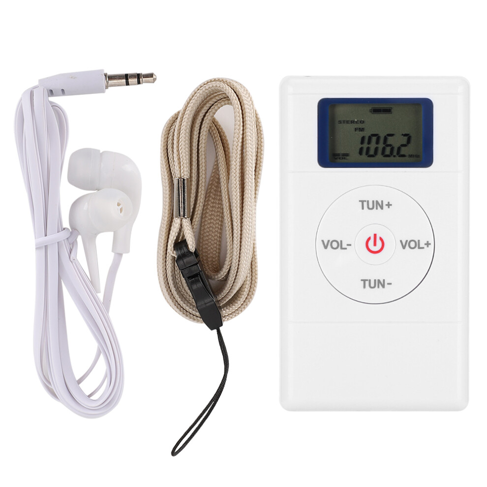 Portable Am Fm Radio Design, Compact Lightweight For Jogging And Walking, Reception With Presets For Radio Stations, Dsp Digital Processing Technology 9420858019596