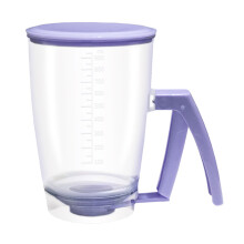 Handheld Batter dispenser with Squeeze Handle and Measuring