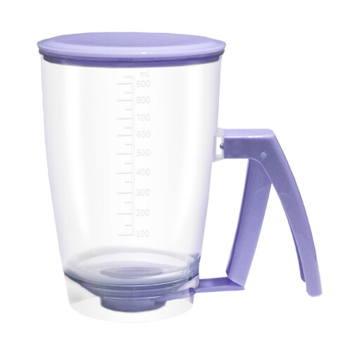 Handheld Batter dispenser with Squeeze Handle and Measuring