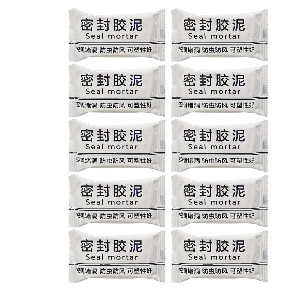 Waterproof Sealant Putty With Strong Adhesion For Wall And Ac Hole 10Pcs White Clay 9001264038243