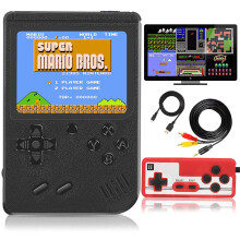 Compagno di viaggio, mini console portatile retrò con batteria a lunga durata, modalità 2 giocatori per avventure indimenticabili, buona qualità,