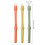 3Pcs Multipurpose Eggs Beater for Home Baking Tasks-Orange 4