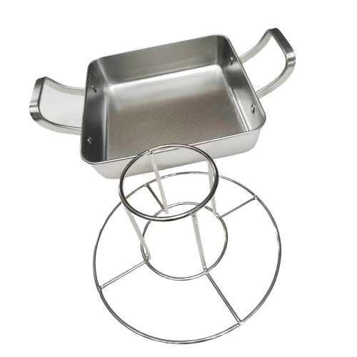 Stainless Steel Roasting Pan For Chicken And Meat Ensuring-A