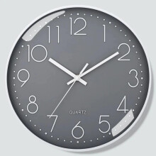 12 Inch Silent Wall Clock Non Ticking Quartz Clock for Living Room Bedroom Kitchen Office