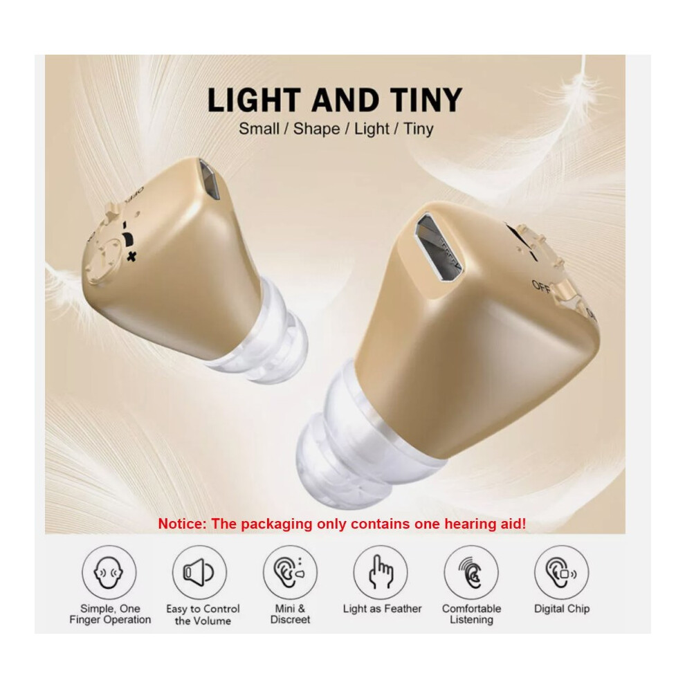 Revolutionary Rechargable Hearing Amplifier,Noise Reduction Ensures Clear Digital Sound Quality, Good Quality, Good Quality, Good Quality, Durable
