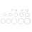 Square Rubber Belt 1.2mm Thickness 19mm-100mm-Fold in half 21mm 7